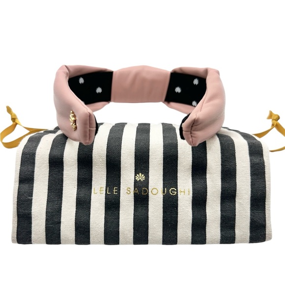 Lele Sadoughi Pink Knotted Padded Headband Reposhing from @okatasy - Picture 3 of 13